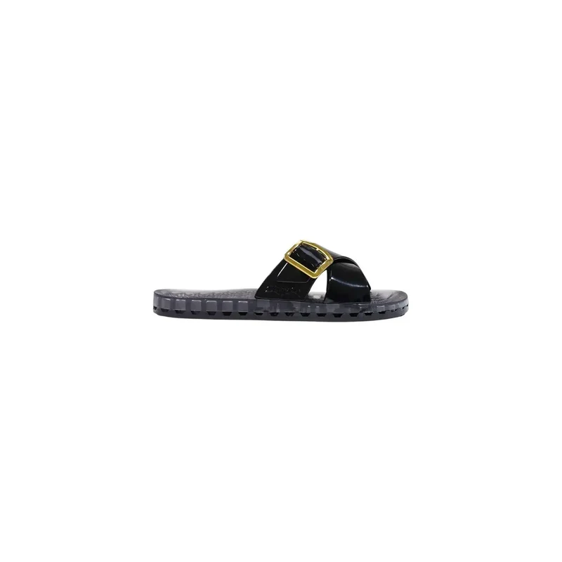 Sensi Damen-Pantoffeln aus rosa PVC, Modell Sorrento Flamingo