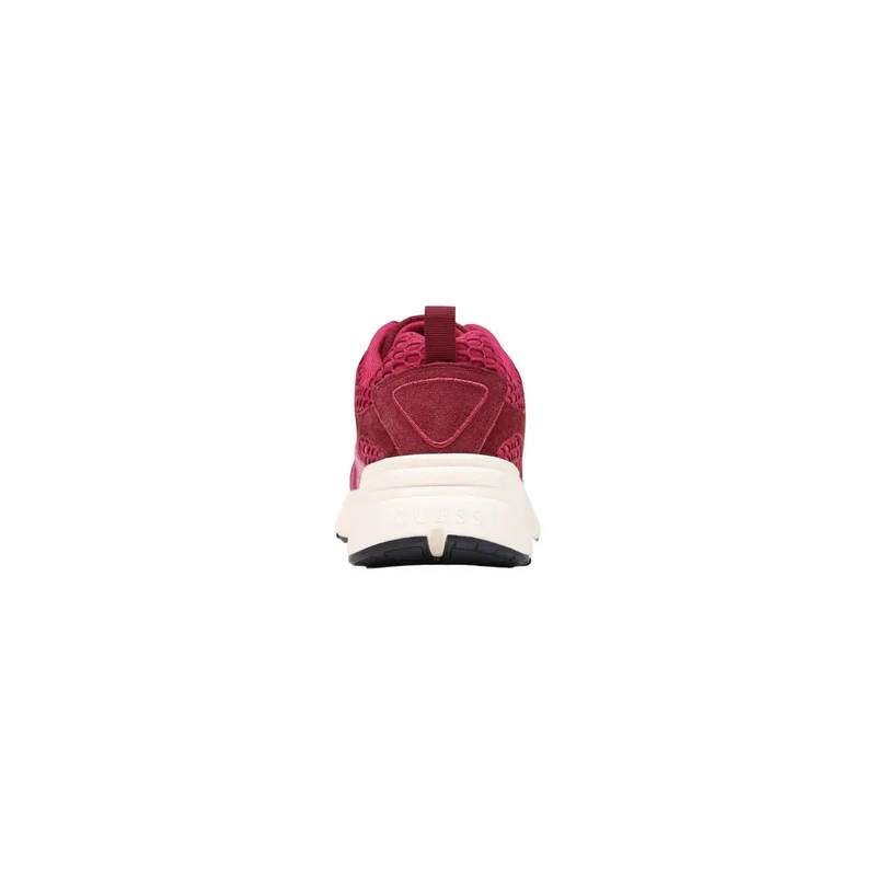 Guess Frauenplattform Sneakers Bordeaux Polyester