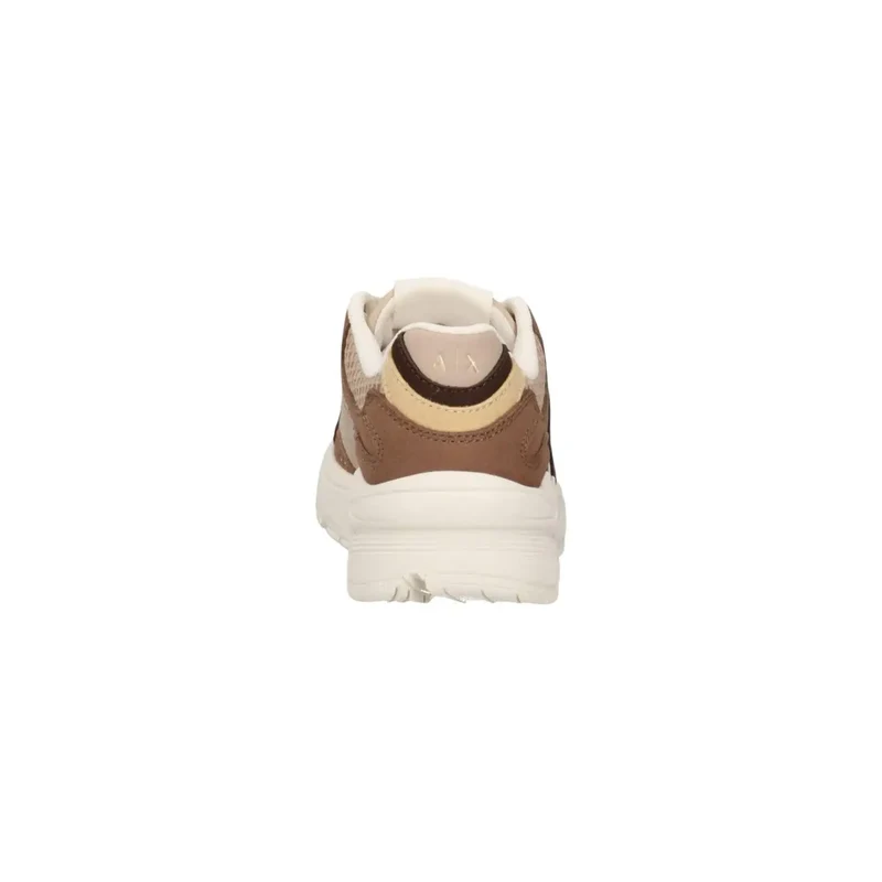 Armani Exchange Damen Beige Leder Sneakers