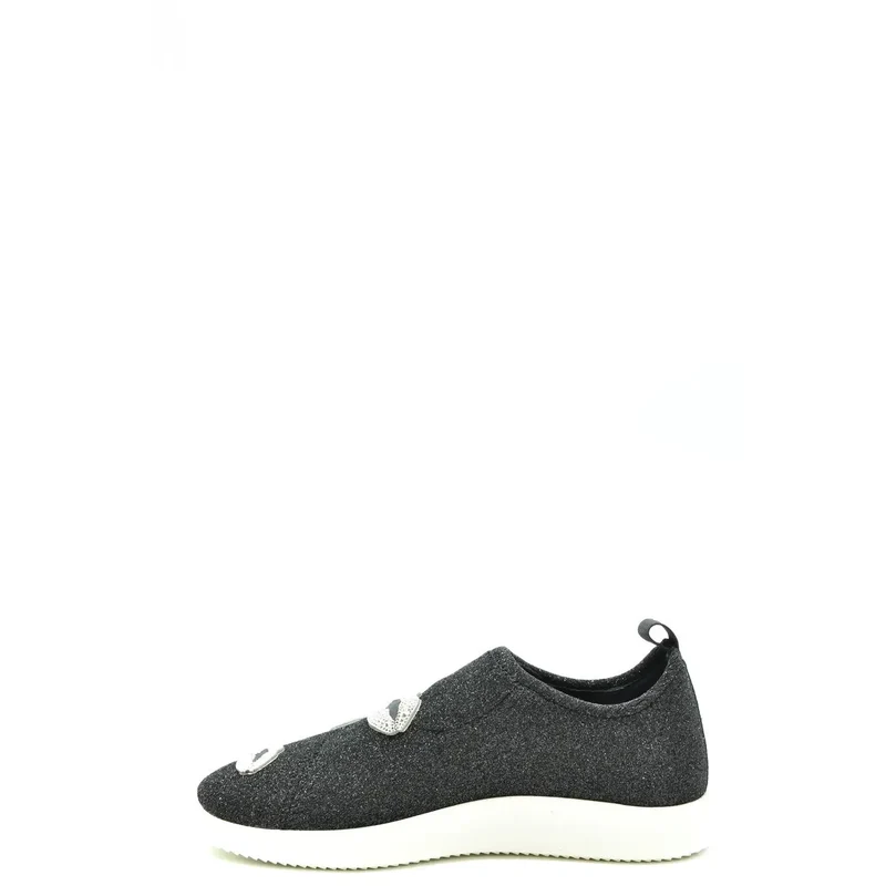 Giuseppe Zanotti Damen-Slipper aus schwarzem Nylon Sneakers