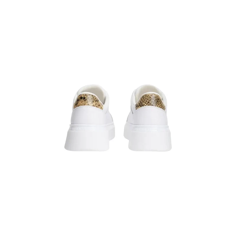 Tommy Hilfiger Damen Leder Sneakers Weiß