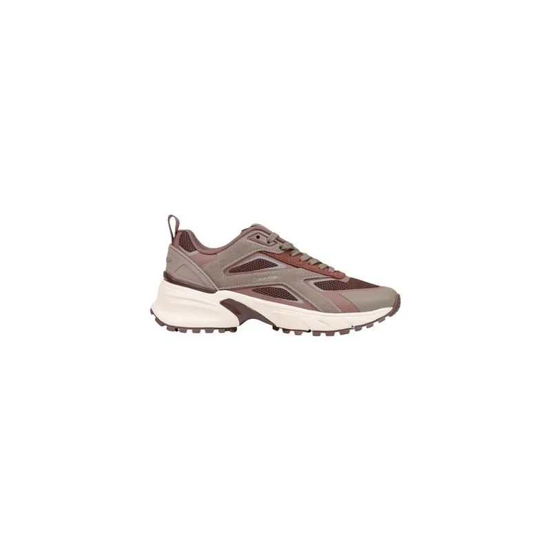 Calvin Klein Frauen Sneakers Braunes, geometrisches Polyester