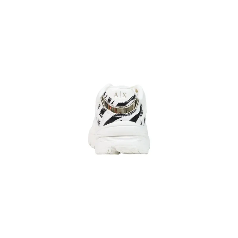 Armani Exchange Damen Schwarzer Slipper Sneakers Polyester