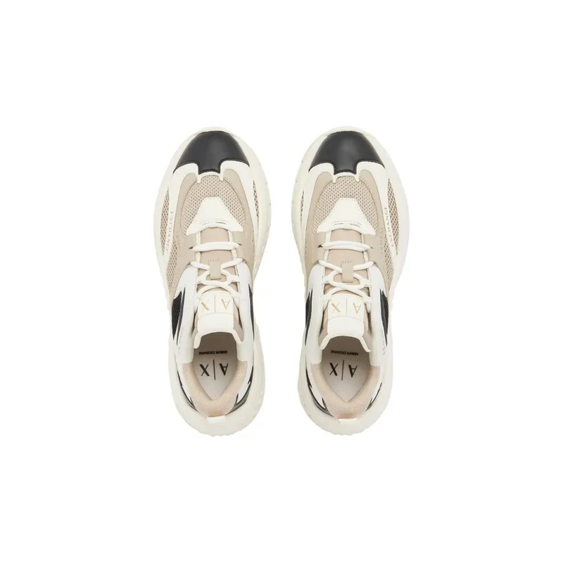 Armani Exchange Beige Damen-Sneaker zum Hineinschlüpfen