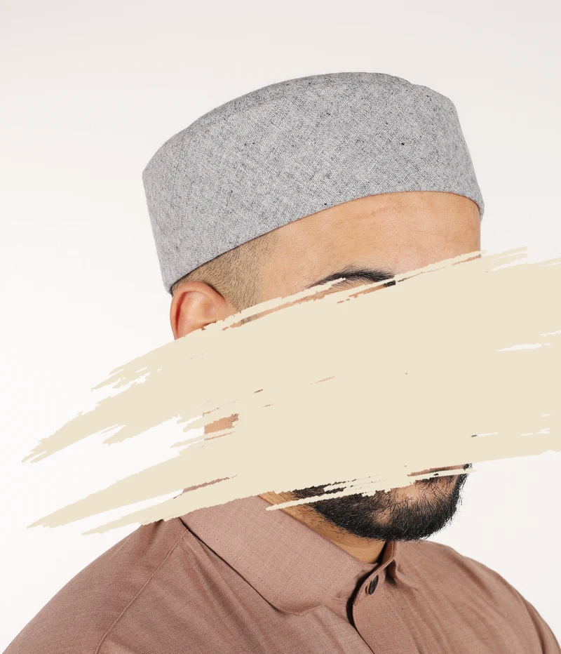 Wollmütze Haroon - Stein