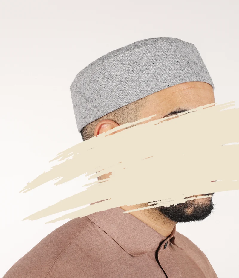Wollmütze Haroon - Stein