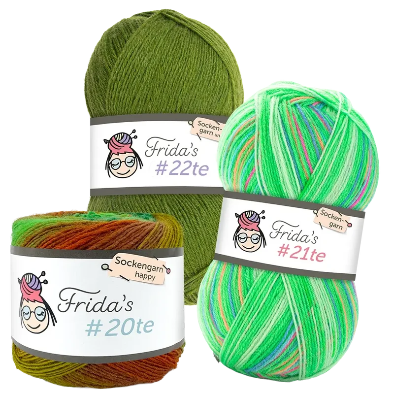 Kennenlern-Sets #20te, #21te und #22te Sockenwolle