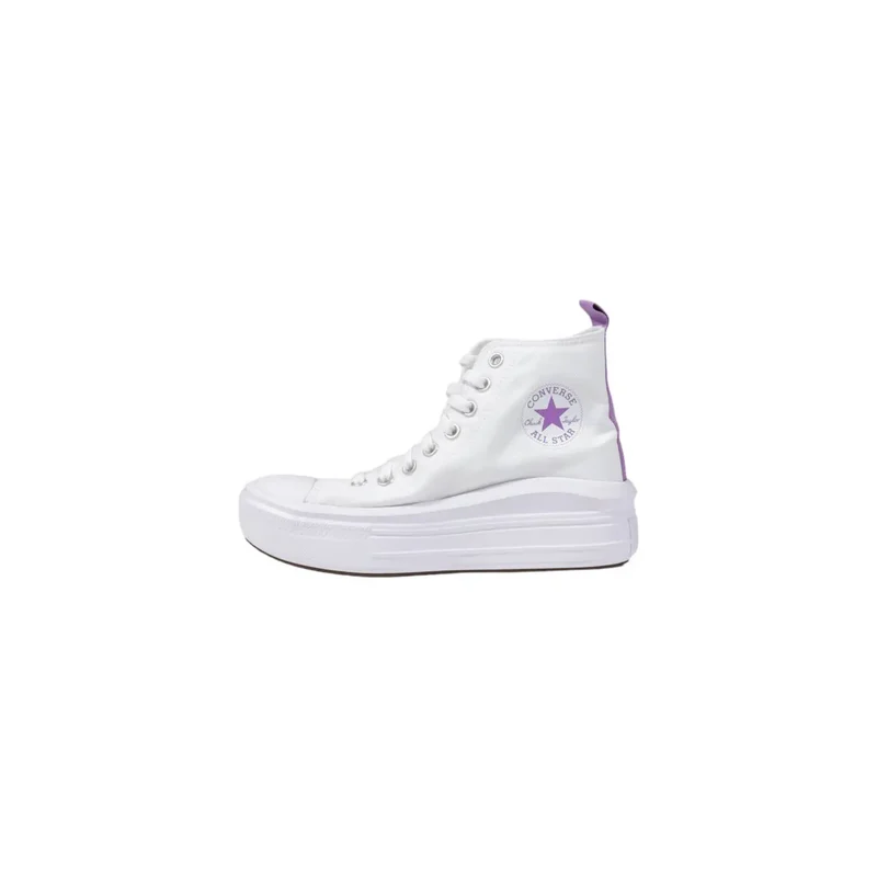 Converse Damen-Plateau-Sofa aus Stoff Sneakers Weiß