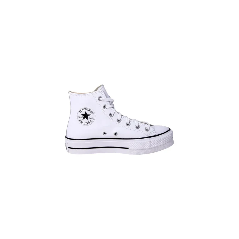 Converse Weiße Polyurethan-Plateauschuhe für Damen Sneakers