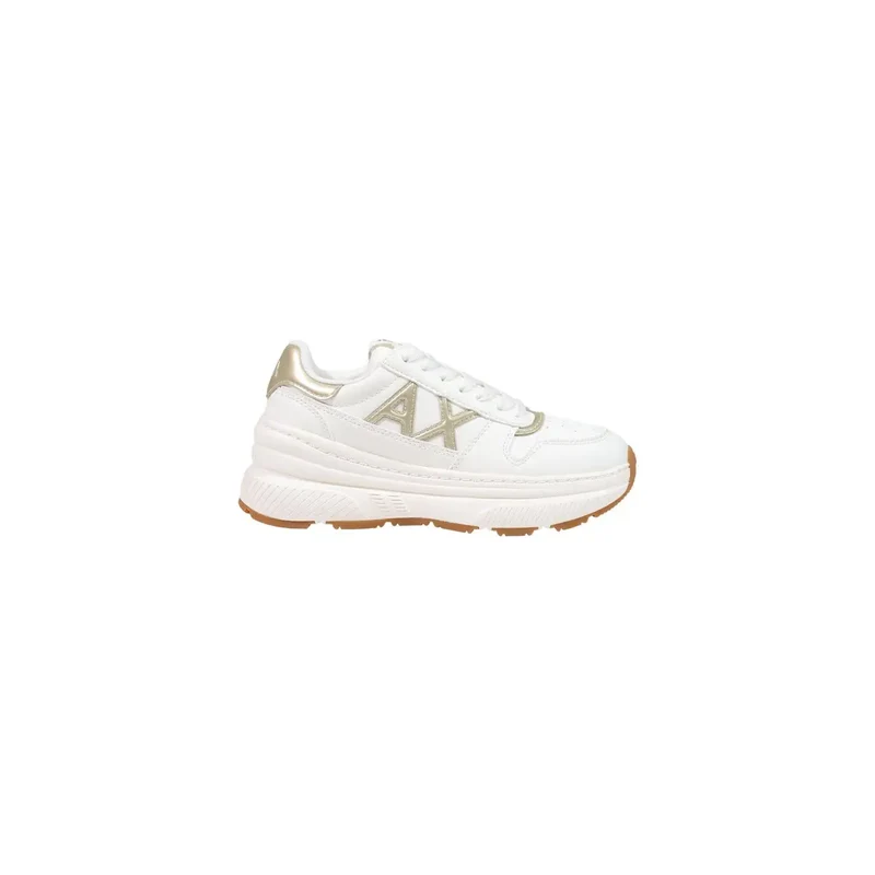 Armani Exchange Damen Weißer Slip-On Polyurethan Sneakers