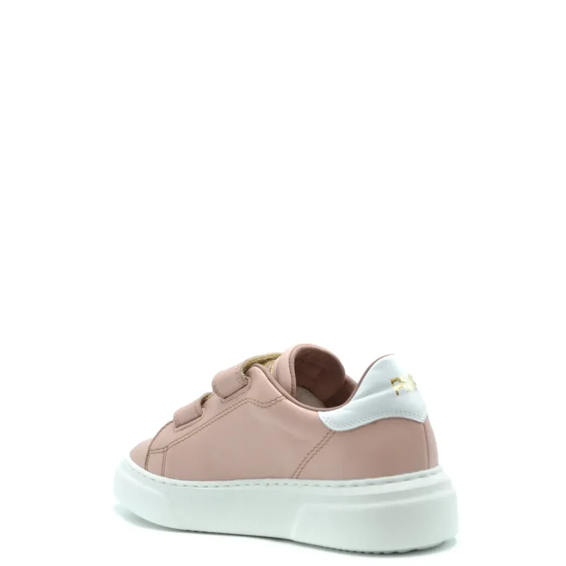 Philippe Damenmodell aus rosa Leder Sneakers