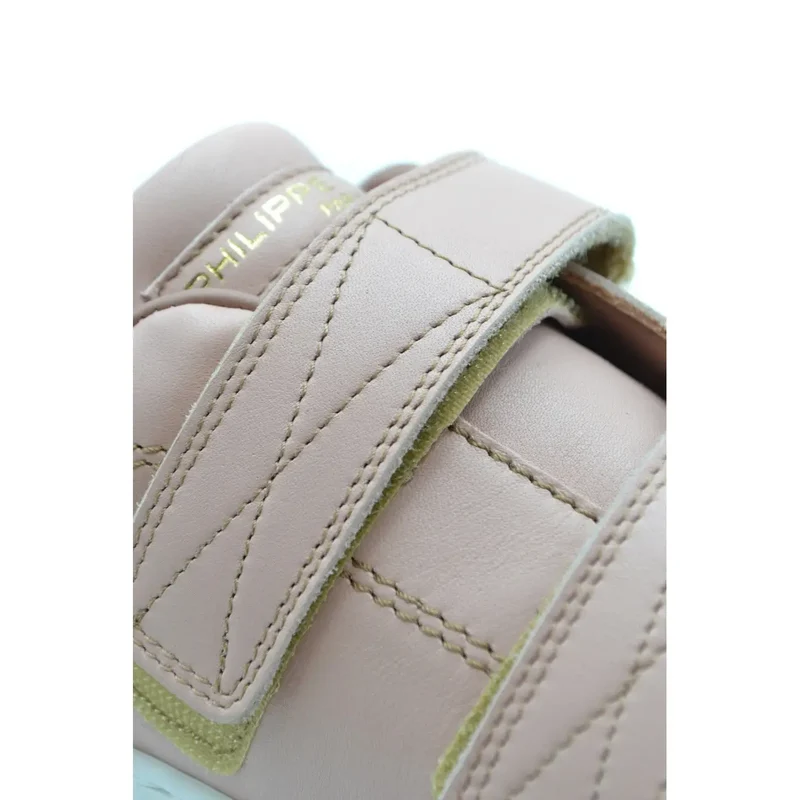 Philippe Damenmodell aus rosa Leder Sneakers