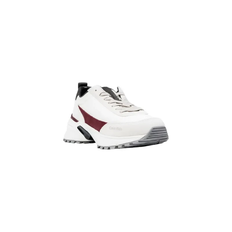 Calvin Klein Damen Weiß Wildleder Sneakers