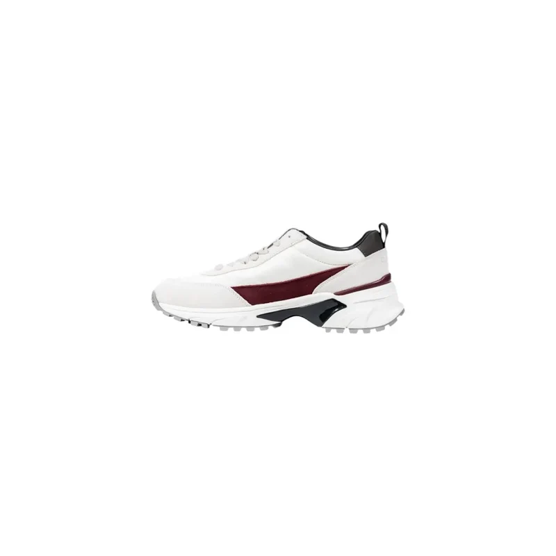 Calvin Klein Damen Weiß Wildleder Sneakers