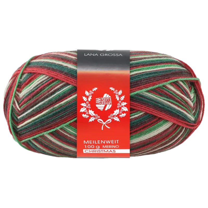 Meilenweit 100 Merino Christmas 2025 Sockenwolle