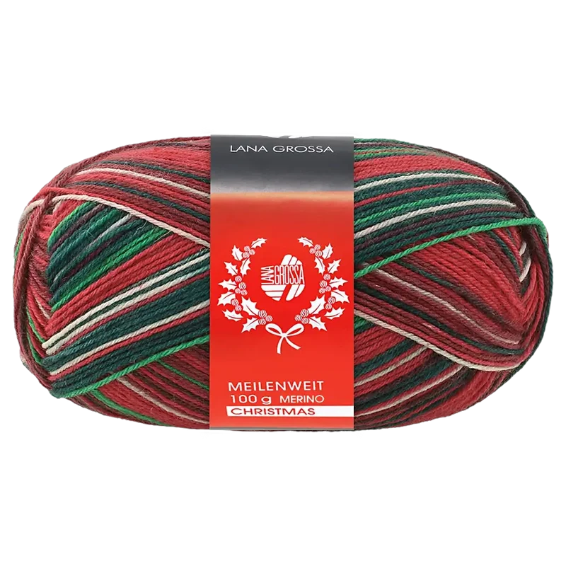 Meilenweit 100 Merino Christmas 2025 Sockenwolle