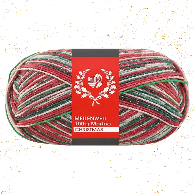 Meilenweit 100 Merino Christmas 2025 Sockenwolle