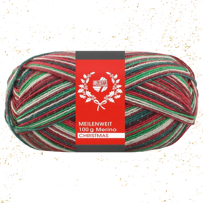 Meilenweit 100 Merino Christmas 2025 Sockenwolle