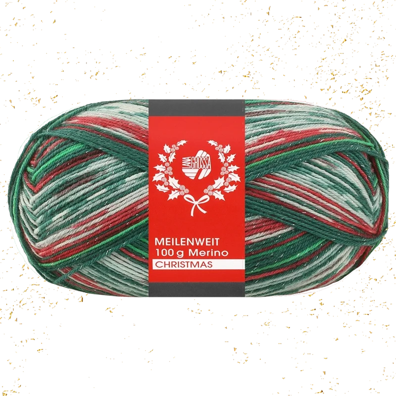Meilenweit 100 Merino Christmas 2025 Sockenwolle
