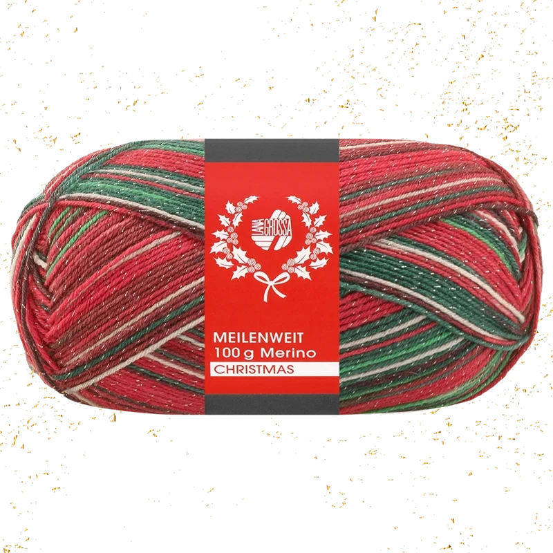 Meilenweit 100 Merino Christmas 2025 Sockenwolle