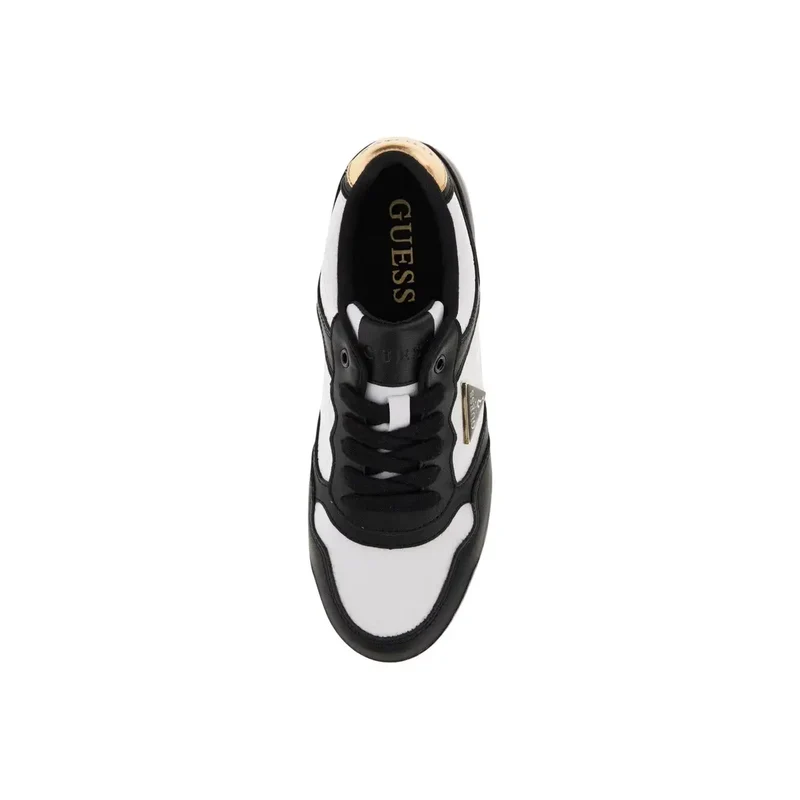 Guess Schwarze Frauen Sneakers Polyurethanschuhe