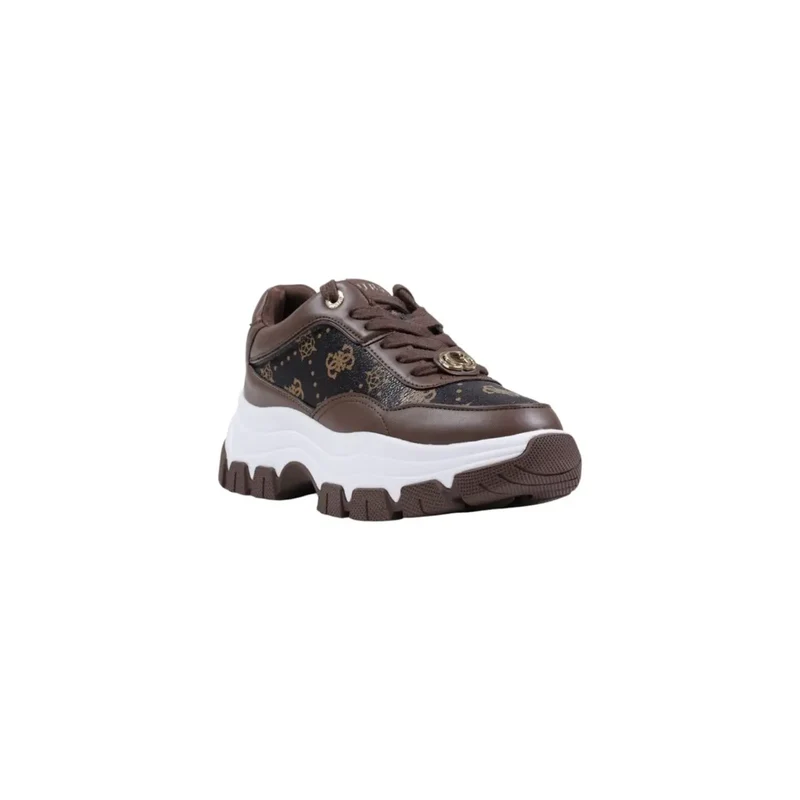 Guess Damen Braun Polyurethan Sneakers Herbstschuhe