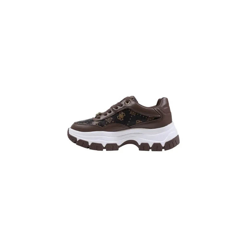 Guess Damen Braun Polyurethan Sneakers Herbstschuhe