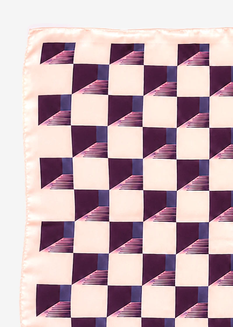 Halstuch im Retro-Look - rosa
