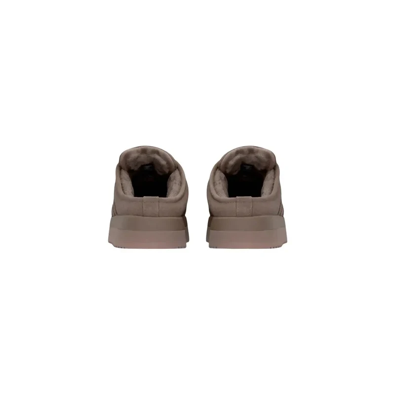 Adidas Originals Damen-Plateau-Slipper aus braunem Leder