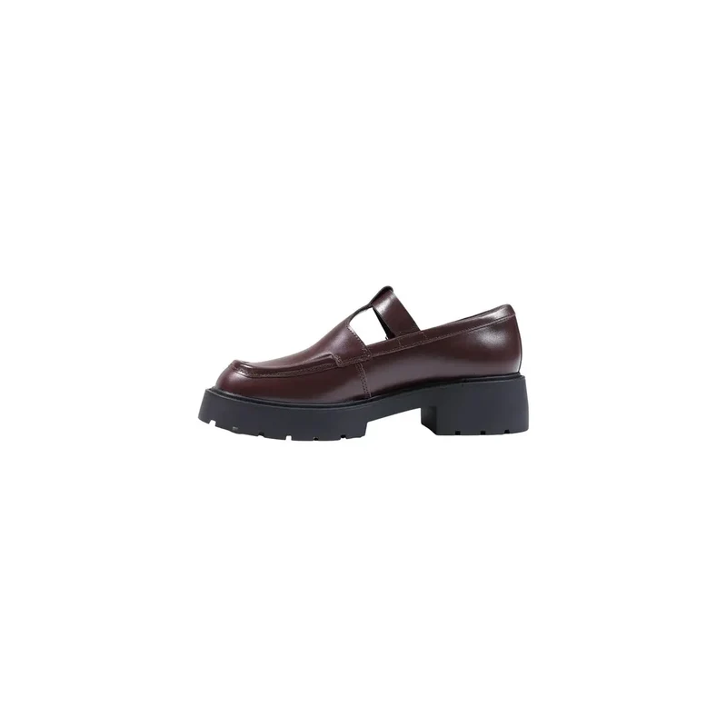 Calvin Klein Damen-Leder-Slipper Bordeaux