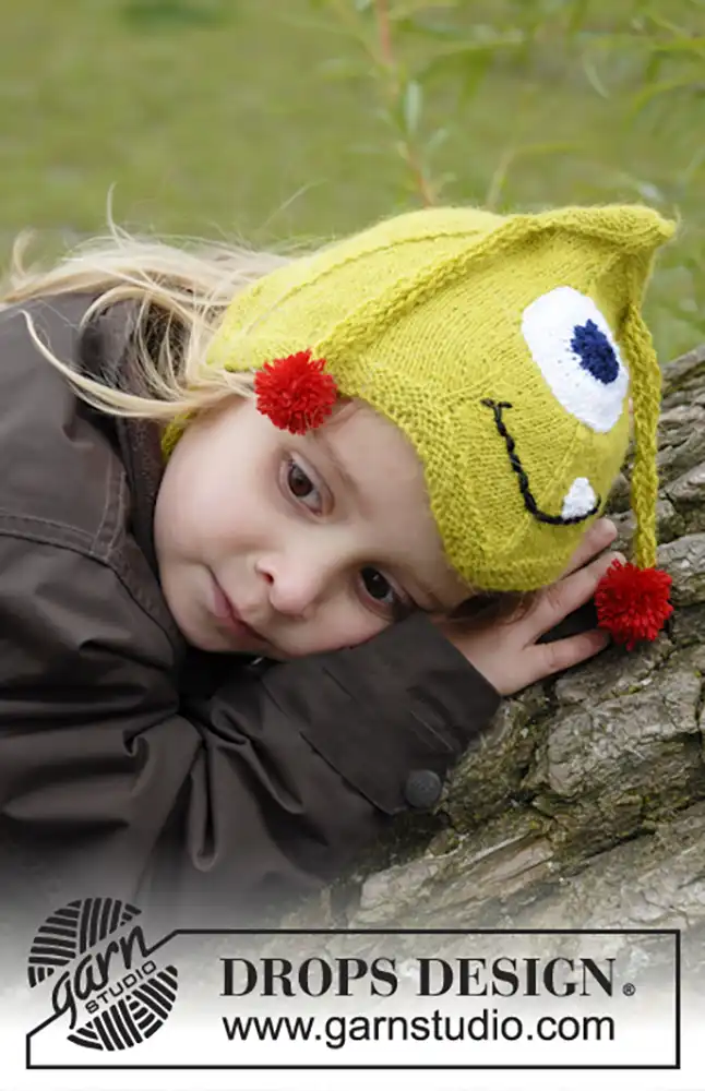 Mütze Monster Eye Smile (Strickset)