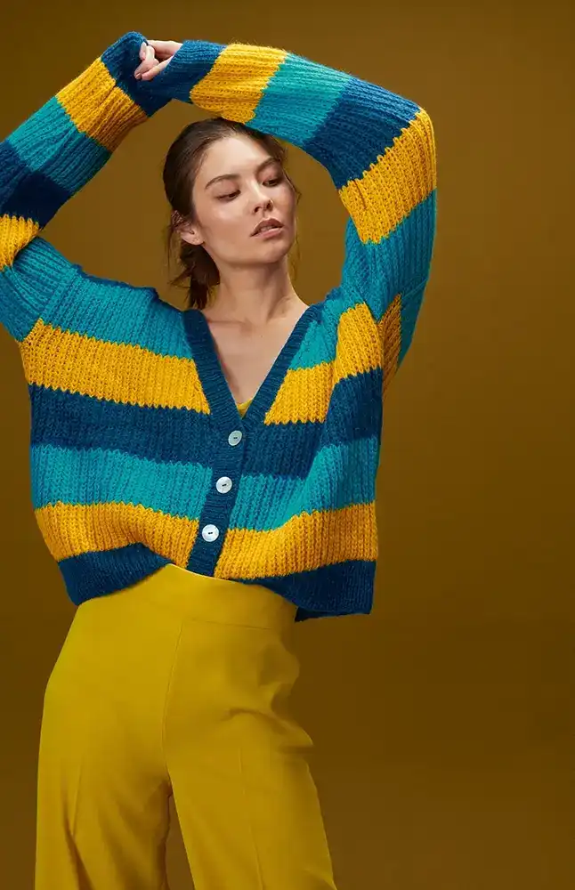 Cardigan J60M32 (Strickset)