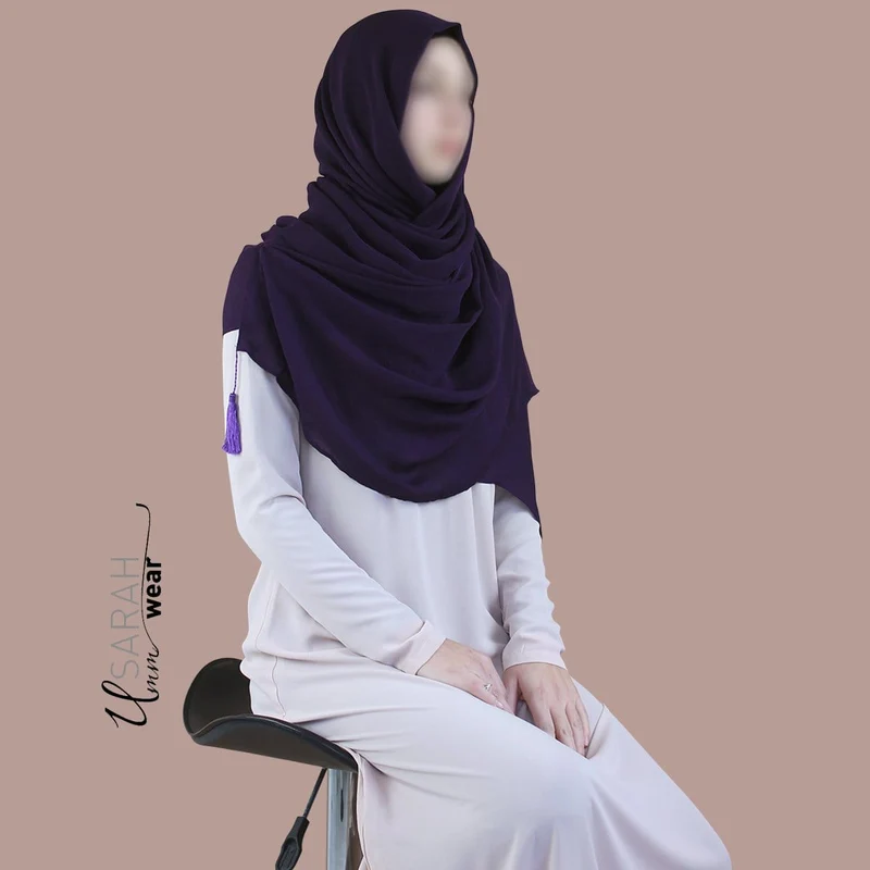 Maysarah Schal Dunkellila