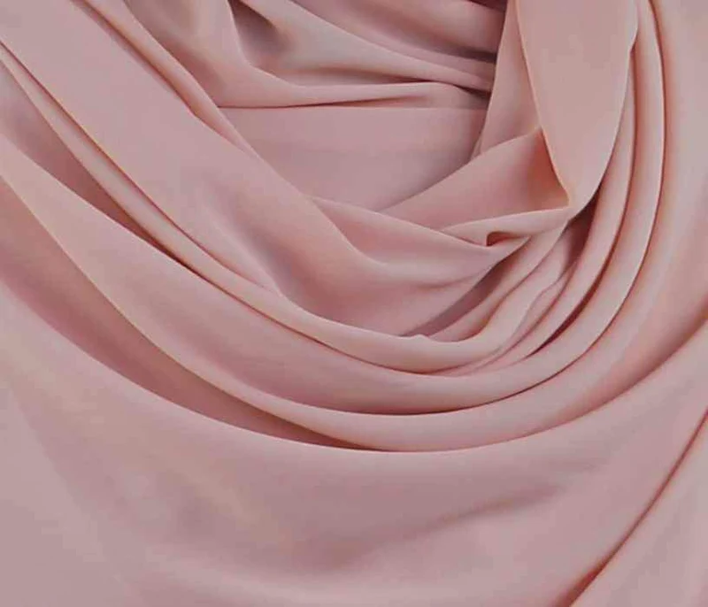 HQ Maxi Chiffon Hijab Blasspfirsich