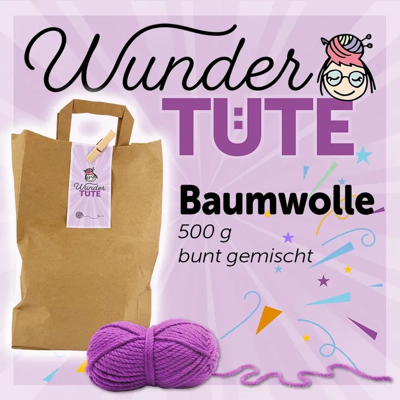Wundertüte Baumwolle 500 g