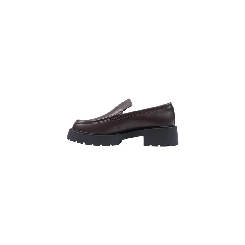 Calvin Klein Damen Leder Sneakers Bordeaux