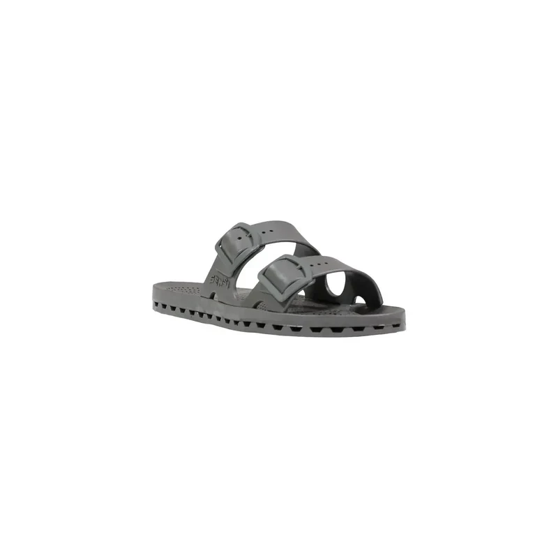 Sensi Damen PVC-Slipper Grau Offene Zehen La Jolla