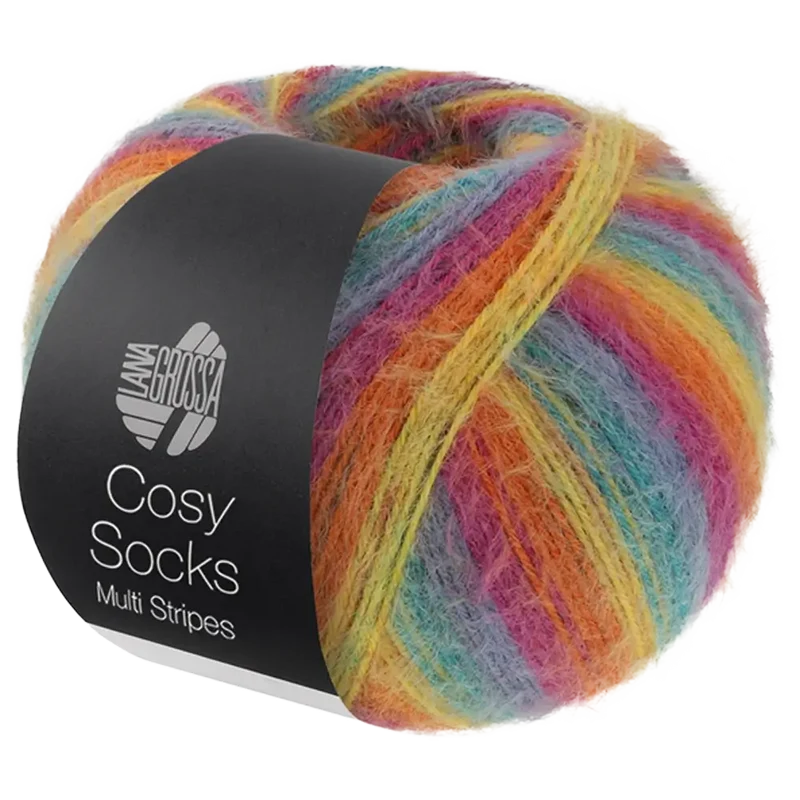 Cosy Socks Multi Stripes