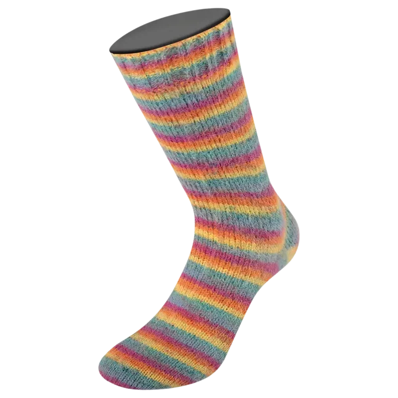 Cosy Socks Multi Stripes