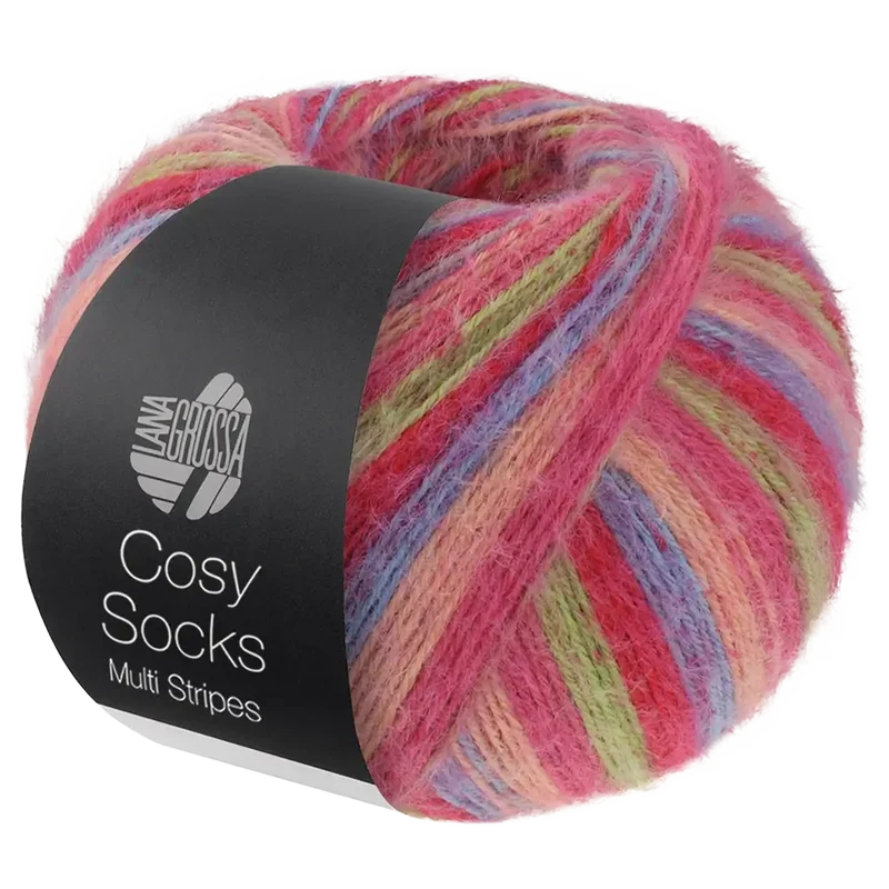 Cosy Socks Multi Stripes