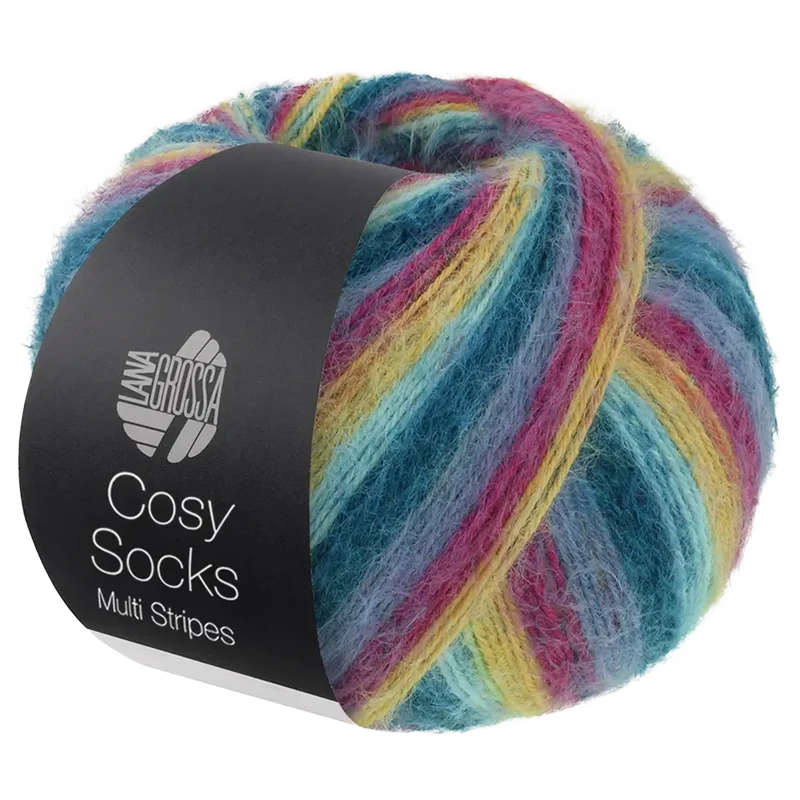 Cosy Socks Multi Stripes