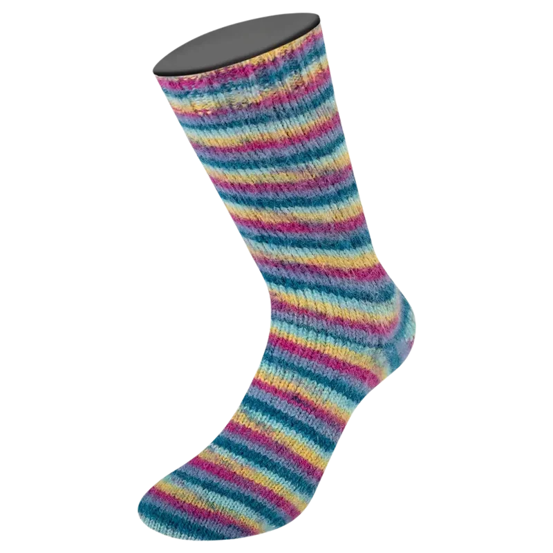 Cosy Socks Multi Stripes