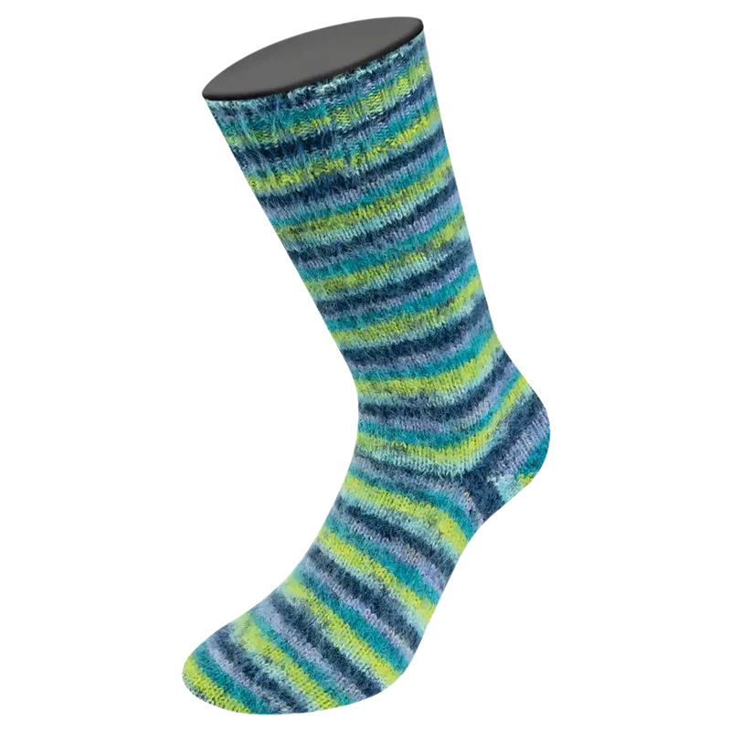 Cosy Socks Multi Stripes