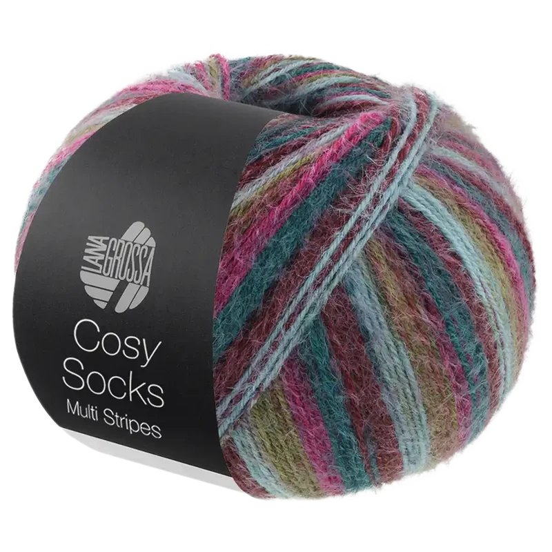 Cosy Socks Multi Stripes