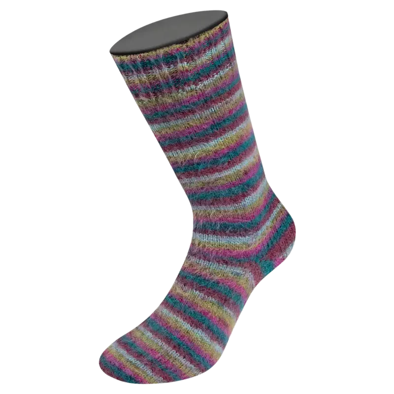 Cosy Socks Multi Stripes