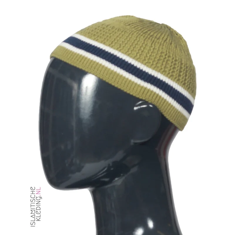 Kufi Kids Isa Olivgrün/Marineblau