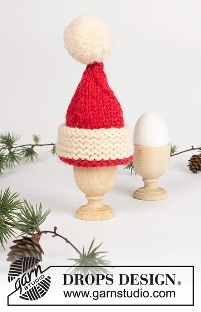 Eierwärmer Santa's Breakfast (Strickset)