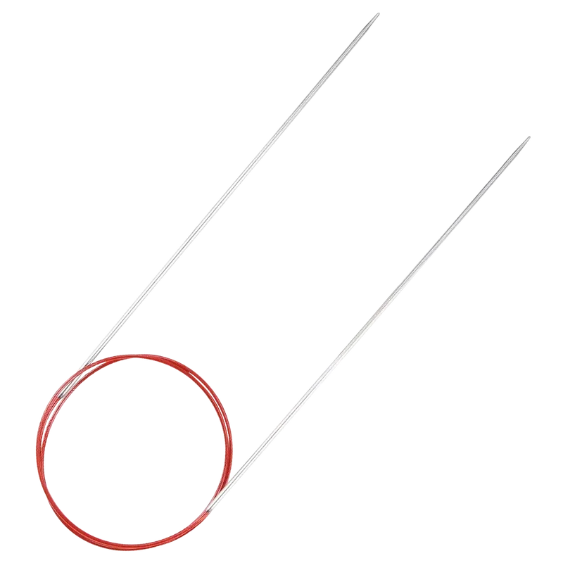 Red Lace Rundstricknadel