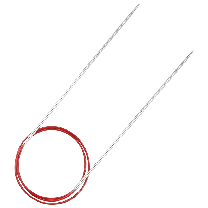 Red Lace Rundstricknadel