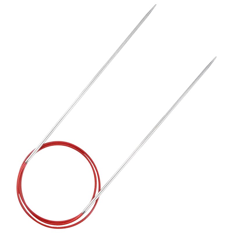 Red Lace Rundstricknadel